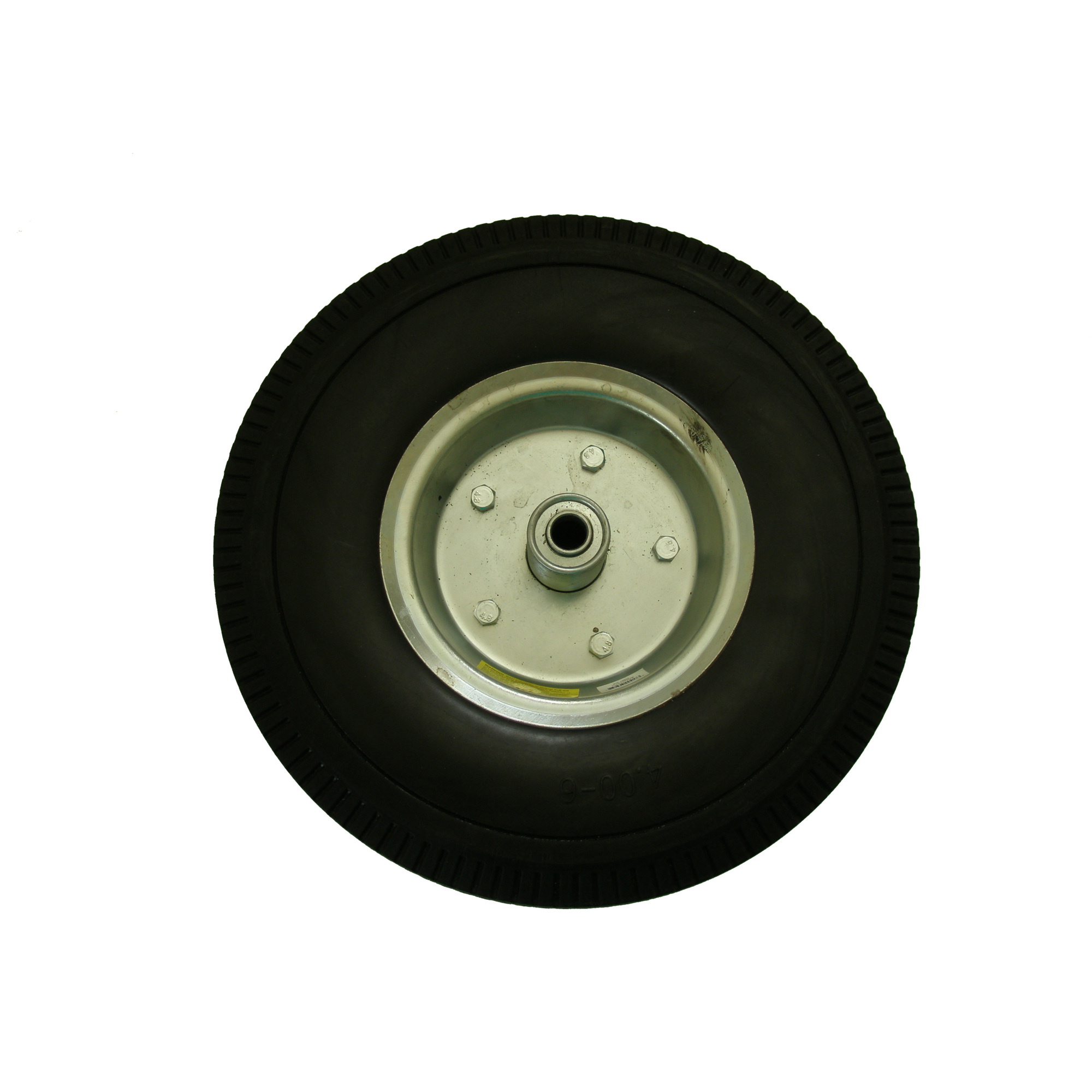 Gravel Tuff, 12in. flat free replacement wheel, Wheel Diameter 13 in, Package (qty.) 1, Model# GTF-12WFF